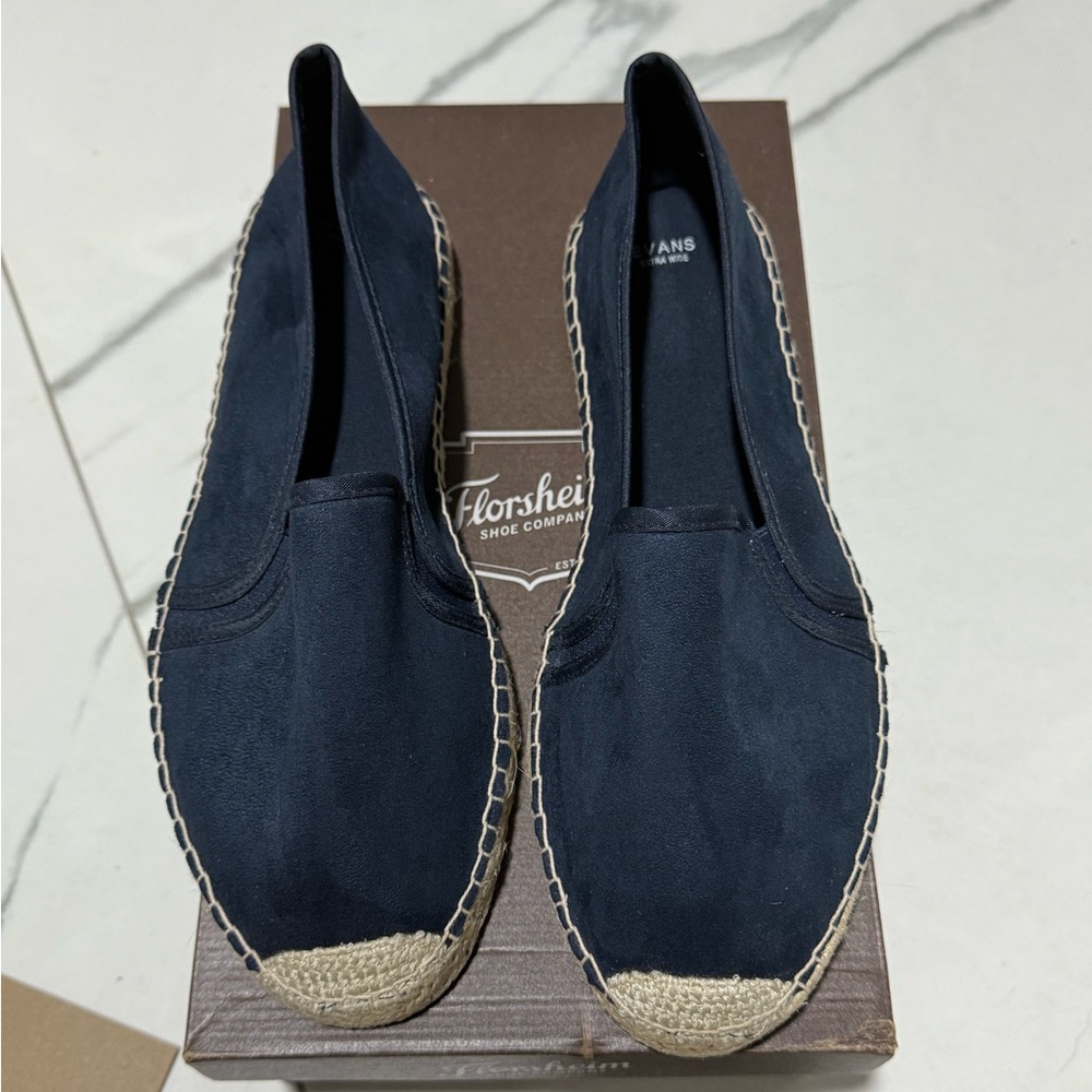 Blue Slip-On Loafer Shoes